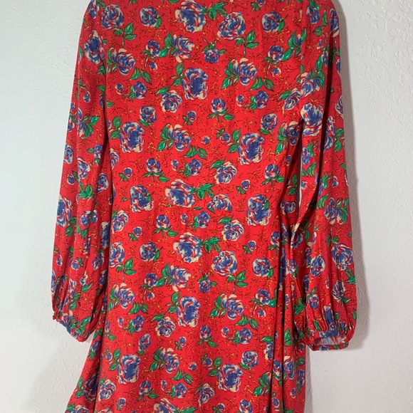 Zara Long pirate sleeved wrap around Romper - Picture 7 of 9